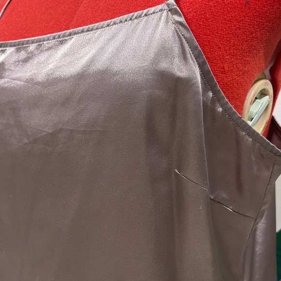 Dusty Rose Pink Satin Slip Dress - Picture 3 of 4